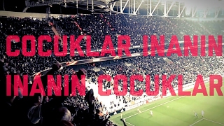 Çocuklar İnanın İnanın Çocuklar Güzel Günler Göreceğiz Güneşli Günler  Beşiktaş Tribünleri [upl. by Obara265]