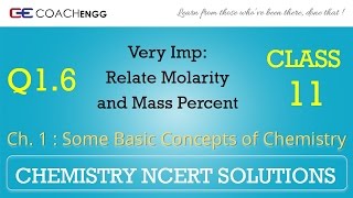 Some Basic Concepts of Chemistry Q16 Chapter 1 NCERT solutions CHEMISTRY Class 11 [upl. by Eintruok19]