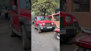 Red Thar 🚘🔥 minivlog shortvideo viralvideo youtubeshorts tranding car automobile thar [upl. by Goldwin]