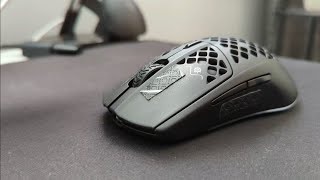 Steelseries Aerox 3 Wireless 2022 button sound test [upl. by Eocsor]