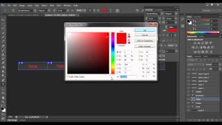 How to create a navigation bar with rollover effects in Photoshop CS6 [upl. by Llain749]