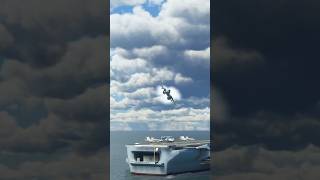 F14 Tomcat Breaks Sound Barrier Over Aircraft Carrier [upl. by Menendez863]