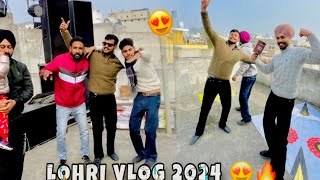 LOHRI full vlog 2024 😍🔥 flying big kites 🪁 Desi patangbaazi 😍monokite vs monofillgold [upl. by Ettenrahs]