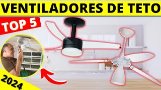 Qual MELHOR VENTILADOR DE TETO 2024 ✅ Com Controle Remoto Silencioso Com Luminária etc [upl. by Ennayar]