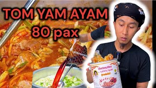 Resepi TOMYAM AYAM 80 PAX [upl. by Oram]