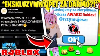 ROBLOX NIE DZIAŁAŁ wiec dostaliśmy ZA DARMO NOWE… PET SIMULATOR X  YOSHI [upl. by Annohsed]