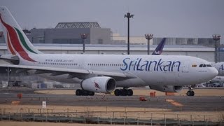 SriLankan Airlines Airbus A330200 4RALB Takeoff from NRT 16R [upl. by Valdis]