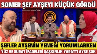 MASTERCHEF ÅEFLER AYÅEYÄ° Ä°LK KEZ KÃœÃ‡ÃœMSEDÄ° AYÅENÄ°N KAYBETTÄ°ÄÄ° YEMEÄÄ° YORUMLARKEN SURAT Ä°FADELERÄ° ÅOK [upl. by Eenat]