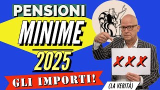 PENSIONI MINIME 2025 📈 GLI IMPORTI❗️Ecco A QUANTO SALIRANNO con quotlAumento EXTRAquot [upl. by Shaer]