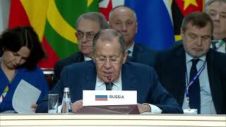 SOMMET RUSSIEAFRIQUE  Discours de Sergueï Lavrov sur le forum ministérielle [upl. by Emorej97]