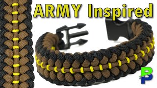 ARMY Inspired  Sanctified Paracord Bracelet DIY  BoredParacordcom [upl. by Gerti]