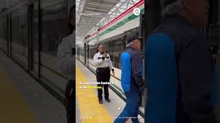 shorts 🤩🚄 Inauguran estación Santa Fe del Tren Interurbano mexico cdmx edomex [upl. by Armin892]