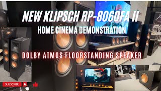 New KLIPSCH RP8060FAII Dolby Atmos Floorstanding Speaker [upl. by Wedurn57]