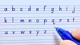 English writing small letters a  z  English handwriting small letter abcd  English alphabets [upl. by Ginevra]