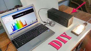 How to Make DIY Spectrometer  Optical spectrum analyzer  Light analysis [upl. by Hrutkay791]