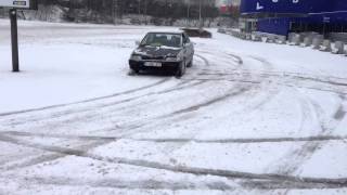 Civic 16i 16 AWD Drift on Snow [upl. by Lacee]