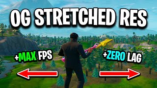 How To Get STRETCHED RESOLUTION in Fortnite OG Best Stretched Resolution [upl. by Shandy]