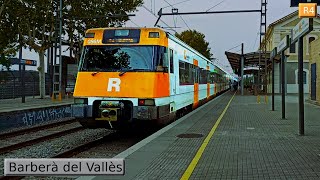 Barberà del Vallès R4  R12  Rodalies Barcelona  Renfe Civia  447 [upl. by Yllib]