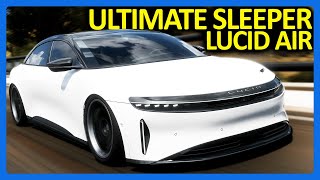 Forza Horizon 5  The FASTEST Sleeper Car FH5 Lucid Air Sapphire [upl. by Arch437]