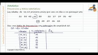 Estadística Frecuencias y tablas estadísticas 3º de ESO Matemáticas [upl. by Twyla]