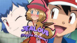 ღ♥♪♫ SERENA IS JEL0US  Amourshipping VS Poffleshippingღ♥♪♫ [upl. by Handel]