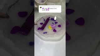 Resin Coaster 💜 diycrafts resincoaster resincrafts resinart diy epoxy epoxyresin resin [upl. by Nylecsoj458]