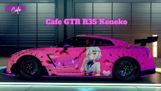 Cafe Gtr R35 Keneko  Debaged  Fivem Ready  Animated lights amp Livery Gamers Cafe [upl. by Atnek]