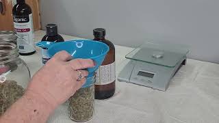 Infusing Herbs in Oil [upl. by Hadeehsar]