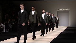 Emporio Armani  2015 Fall Winter Menswear Collection [upl. by Moyra]