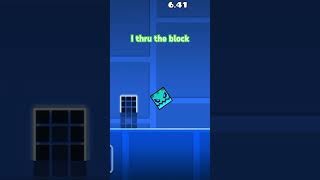 I pass thru the block geometrydash [upl. by Nanette]