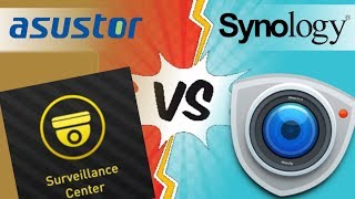 Synology Surveillance Station VS Asustor Surveillance Center NAS IP Camera Software [upl. by Kenway]