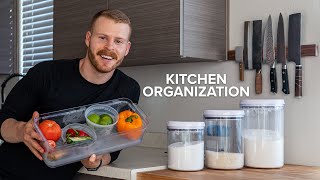 Beginners guide to Kitchen Organization Fridge Pantry Knives Pots  more [upl. by Ellinger]