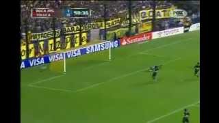 Gol de Carlos Esquivel Tol  Boca Arg 1  Toluca Mex 1  Copa Libertadores 2013 [upl. by Noslien]