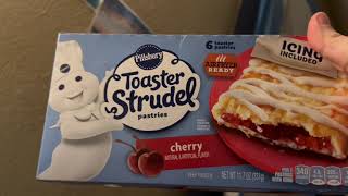 Toaster Strudel Cherry review [upl. by Skillern]