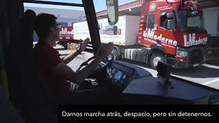 MANIOBRA 4 Giro en “L” marcha atrás con autobús V4 [upl. by Adnert]