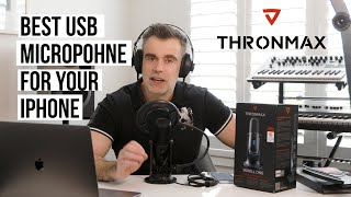 The Ultimate USB microphone for your iPhone and Computer  Introducing the Thronmax Mdrill One [upl. by Lleumas]