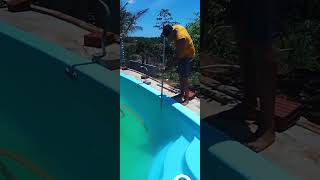 Como eliminar algas da piscina e tratar [upl. by Annay]