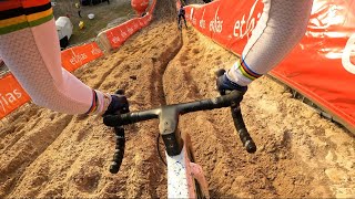 Cyclocross World Cup Zonhoven  GoPro Lap 2023 [upl. by Jerome]