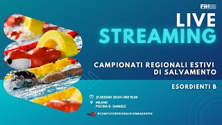 Campionati Regionali Estivi Di Categoria Salvamento  Milano 2024 domenica mattina [upl. by Nylesaj]