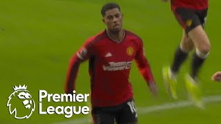 Marcus Rashfords belter stuns Man City to give Man United lead  Premier League  NBC Sports [upl. by Tod]