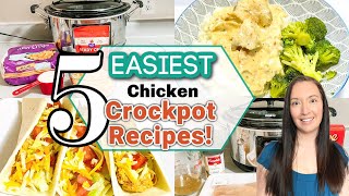 🐔SLOW COOKER CHICKEN RECIPES🐔  WINNER WINNER CHICKEN DINNER  Easy Crockpot Recipes [upl. by Payton]