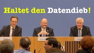 Seehofer BKAChef Münch amp BSIChef Schönbohm zum Datendiebstahl  BPK 8 Januar 2019 [upl. by Edmon]