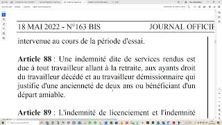 Solde de Tout Compte pour un Contrat à Durée Indéterminée CDI au Gabon [upl. by Cheney529]