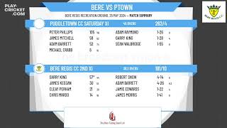 Bere Regis CC 2nd XI v Puddletown CC Saturday XI [upl. by Hillegass]