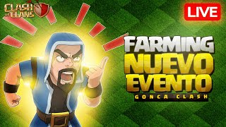 FARMING de SÁBADO  DIRECTO  CLASH OF CLANS coc gonca [upl. by Esinrahc]