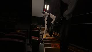 Art The Clown Spotted at Terrifier 3 Screening terrifier3 arttheclown [upl. by Guido]