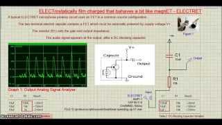 Proteus  Electret Condenser Microphone  How It Works [upl. by Enicul]