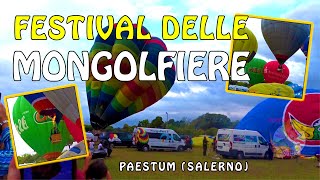 Festival delle Mongolfiere XI edizione 2019 Paestum Salerno Italy 06102019 4K 60fps [upl. by Edeline]