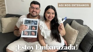 ESTOY EMBARAZADA 🤍 así nos enteramos 🤰🤍 [upl. by Ruprecht903]