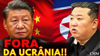 China dá RECADO DURO à Coreia do Norte quotAFASTEMSE AGORAquot [upl. by Dnyletak]